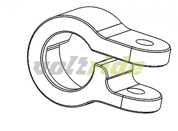 Dualtron 3 Folding Handle Clamp_R