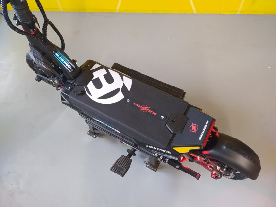 Bluetran lightning - jazdená 44 km