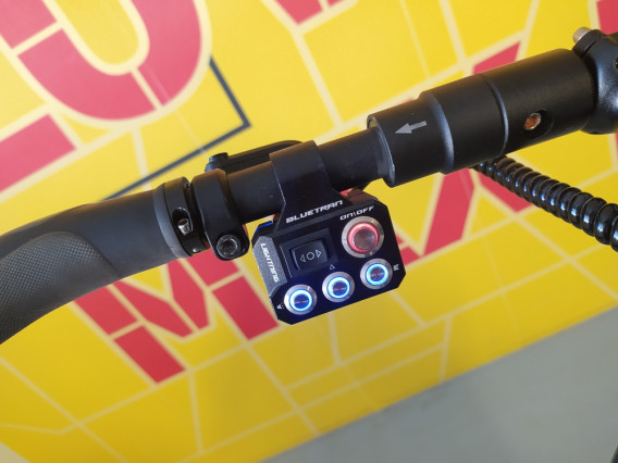 Bluetran lightning - jazdená 2500 km