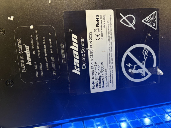 Kaabo Mantis 10 Plus - jazdená 37 km