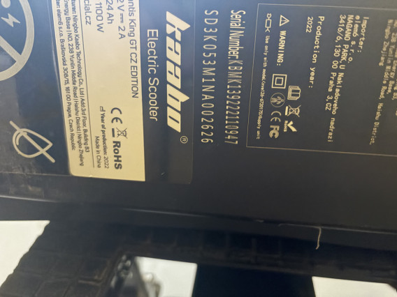 Kaabo Mantis King GT - jazdená 12km