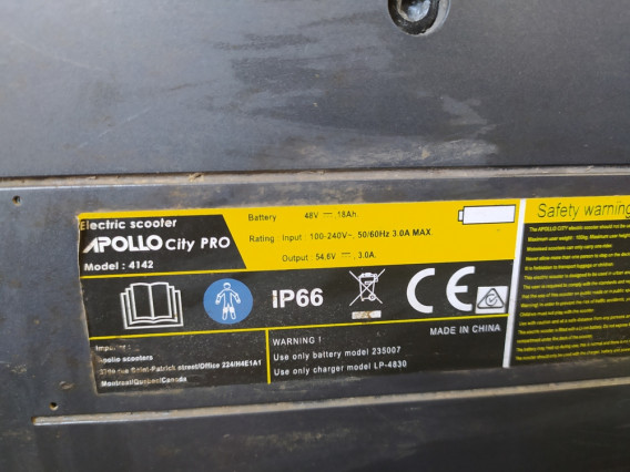 Apollo City Pro - jazdená 2000 km