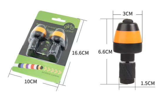LED svetlo do konca riadidiel – bezpečnostný doplnok so smerovkou