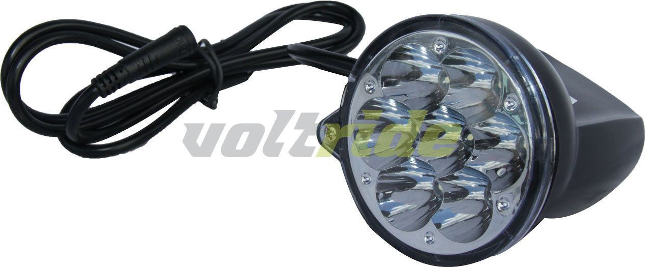 E-shop SXT LED front light black, 48V